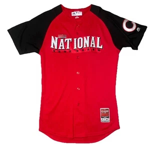 KRIS BRYANT Chicago CUBS Baseball 2015 All Star MAJESTIC Size 40 Jersey MLB Red - Picture 1 of 8