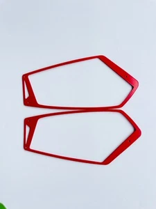 Red For Polaris Slingshot Parts Accessories Side Mirror Bezel Trim Kit 2015-2023 - Picture 1 of 4