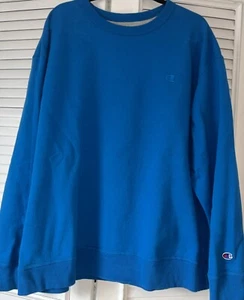 Champion Turquoise Crewneck Sweatshirt 2XL - Picture 1 of 5