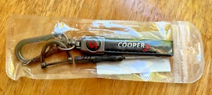 Genuine Leather Car Keychain Compatible Coopers Car Key Chain For Men And Woman - Picture 1 of 4