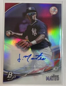 Jorge Mateo 2016 Bowman Platinum Top Prospects Auto #TPA-JM Orioles Rookie - Picture 1 of 2