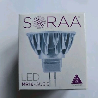 SORAA Vivid GU5.3, 36Deg 7.5w 4000k 95cri Led MR16 - Image 1 of 4