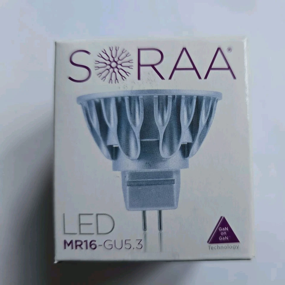 SORAA Vivid GU5.3, 36Deg 7.5w 4000k 95cri Led MR16 - Image 1 of 4