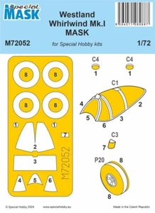 Westland Whirlwind Mk.I MASK 1/72 M72052 SPECIAL MASK Special Hobby - Picture 1 of 1