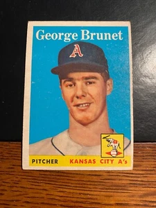 1958 Topps Baseball #139 George Brunet !! 1€ VERSAND!! - Bild 1 von 2