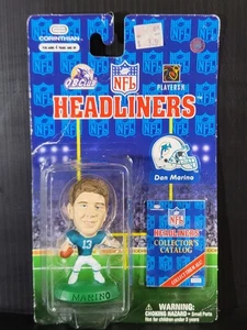 Figurina Corinthian Headliner Dan Marino Miami Dolphins alta 3" 1996 vintage NFL - Foto 1 di 9