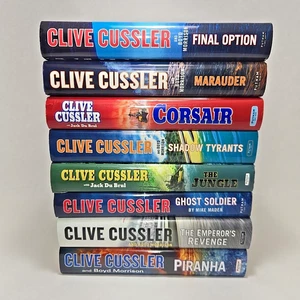 Clive Cussler Hardcover Lot Oregon Files - 8 Books - Picture 1 of 19