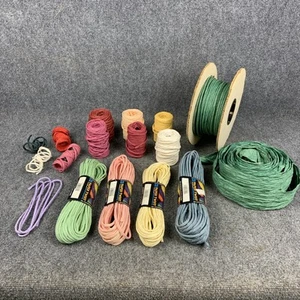 Lot of Vintage Paper Twist Creative Twisted Craft Paper Ribbon Several Colors - Picture 1 of 7