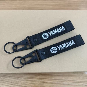 2pcs For Yamaha Backpack Phone Key Ring ID Card Metal Keychain Lanyard Strap - Picture 1 of 5