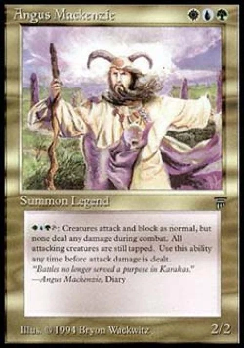 Italian Angus Mackenzie - Light Play MTG Legends - Image 1 of 1