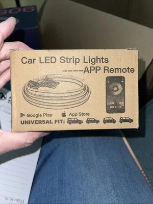 Car, Led Strip Lights, App, Remote, Google Play, App Store, Universal Fit. - Image 1 of 4
