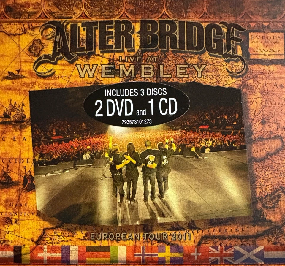 ALTER BRIDGE - Live At Wembley 2011 2 x DVD + CD Digipak 2012 EMI AS NEW! MC1 - Image 1 of 2