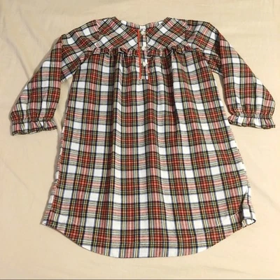 Nuevo con etiquetas Camisón J.Crew Tartán Cuadros Talla Pequeña Foto 1 de 4