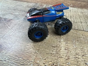 Vintage Marvel Spiderman Flip Car Truck Reversible 2003 Monster Truck Loose - Picture 1 of 18