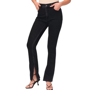 Abercrombie & Fitch Women's The Skinny High Rise Curve Love Black Jeans Size 33 - Picture 1 of 17