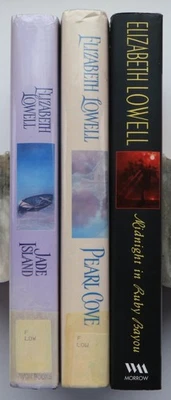 Lot of 3 Elizabeth Lowell Romantic Suspense Hardback Books from “Donovans” Foto 1 de 2