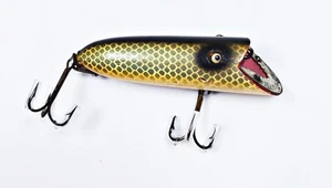 Heddon 8409P Plunking Basser Lure Shiner Scale c 1930s - Picture 1 of 3