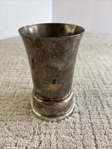 Vintage Napier RARE NAPIER SILVER PLATED Lullaby MUSIC BOX baby cup - Picture 1 of 7