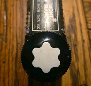 Penna stilografica vintage Mont Blanc nera bottiglia 52 ml Germania Ovest nuova - Foto 1 di 9