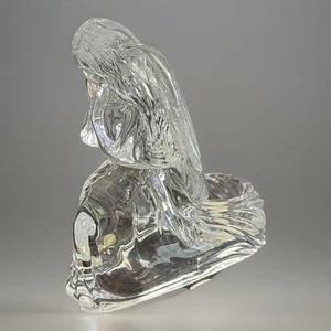 VTG Lead 24% Crystal Praying Angel Tea Light Votive Candleholder DePlomb MIUSA - Picture 1 of 4