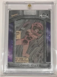 MARVEL COMIC CUT - 2023 - METAL UNIVERSE AVENGERS - CC-AV15 - 12/65 - AV #128 - Picture 1 of 2