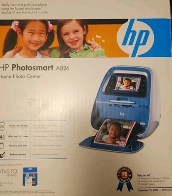 HP Photosmart A826 Photo Inkjet Printer OEM NIB  - Image 1 of 2