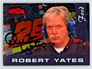 1997 Score Board Racing IQ #33 Robert Yates HOF Autographed Card - Picture 1 of 2