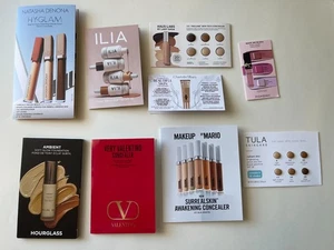 Luxury 9pc Foundation Blush & Concealer Sample Cosmetics Lot Valentino Etc New - Picture 1 of 3