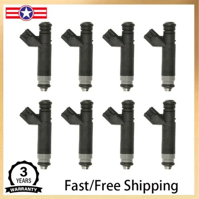 Juego de 8 inyectores de combustible para Cadillac SRX STS XLR 4,6 L V8 FJ719 12580645 EE. UU. Foto 1 de 4