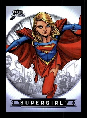 5-08-22 PWE . 2025 superman fleer brilliants #15 supergirl . base - Image 1 of 2