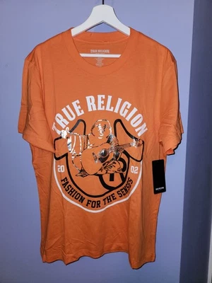NWT True Religion Multicolor Short Sleeve T-Shirt - Men's Large - NICE! - Image 1 of 3