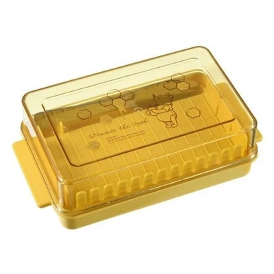 Disney Store Japan Pooh Butterdose mit Buttermesser Pooh's Frühstück H 3,7... - Bild 1 von 4