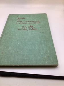 Vintage Songs For Early Childhood At Church And Home Hardcover Book: Song Book - Imagen 1 de 8