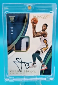 2016-17 Panini Immaculate Cheick Diallo #115 RPA RC /99 Kansas Jayhawks Pelicans - Bild 1 von 7