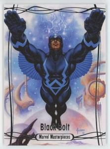 2015 Skybox Marvel Masterpieces Black Bolt /1499 #37 A1 - Picture 1 of 2