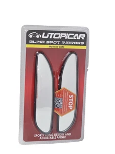 Blind Spot Mirrors Long Design Car Mirror for Blindspot Model W-BSM Utopicar NEW - Photo 1/3