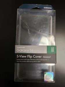 Samsung Galaxy S6 edge+ S-View Flip Cover Clear New - Picture 1 of 2