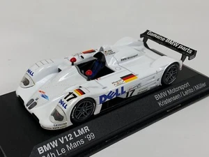 1/43 Minichamps BMW V12 LM 1999 24 Horas Le Mans Coche #17 Dell CS356 Edición Concesionario - Imagen 1 de 7