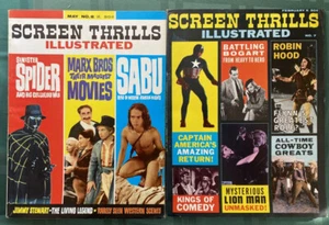 SCREEN THRILLS ILLUSTRATED #7 and #8 (Warren 1964) FN condition - Picture 1 of 2