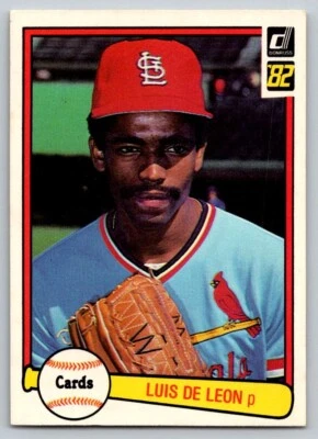 1982 Donruss - #588 Luis DeLeon (RC) - Image 1 of 2