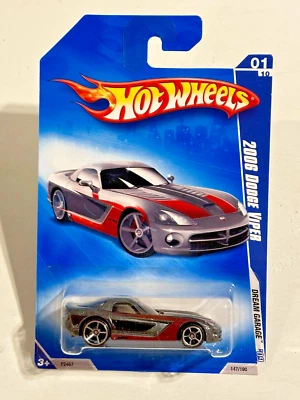 Dodge Viper 2006 Hot Wheels Dream Garage 1/10 plateado/marrón como nuevo sellado. Foto 1 de 4