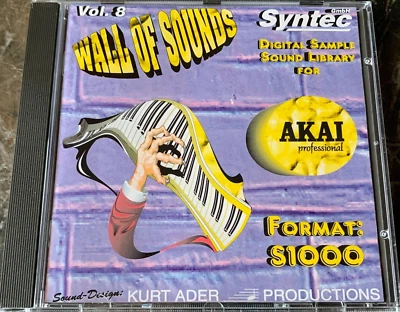 💥 WALL OF SOUNDS VOL8  ✅ Vintage Synth Library 📀 EMU 💥 KURZWEIL📀 AKAI S1000 - Bild 1 von 4