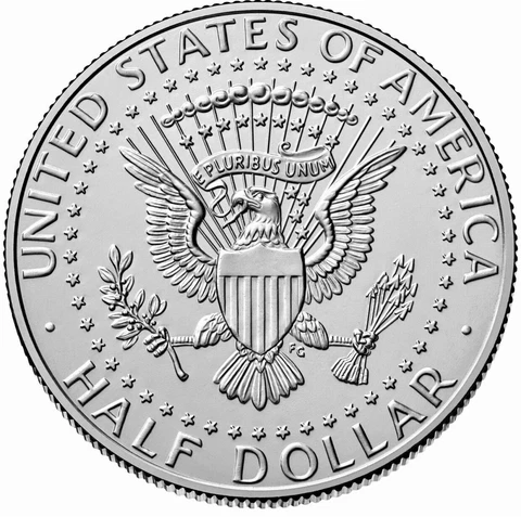 2023 P & D KENNEDY HALF DOLLARS Uncirculated 2 Coin Set Cover