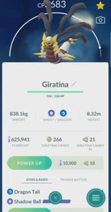 Pokémon GO ⚡ Giratina ⚡ Level 40 - Trade Go -2019 - Imagen 1 de 2
