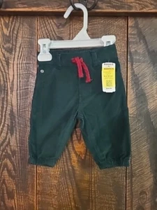 Carters 3 Months Boys Corduroy Pants Dark Green - Picture 1 of 2