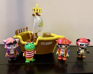 Ryans World Pirate Ship ~ Original And Four Rare Figures! Series 1 - Picture 1 of 1