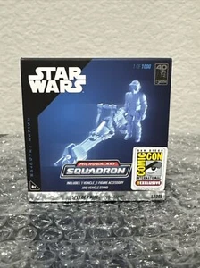 SDCC 2023 CHASE STAR WARS MICRO GALAXY SQUADRON SPEEDER BIKE HOLOGRAM 1/1000 - Picture 1 of 7