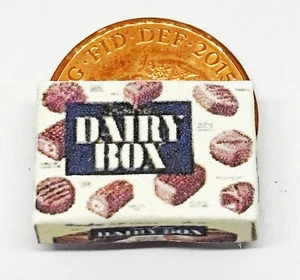 Dolls House Box Of Chocolates Packet 1:12 Scale Miniature Food Shop CB8 tumdee - Picture 1 of 6