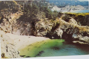 China Cove Point Lobos Reserve State Park California postal vista aérea - Imagen 1 de 2