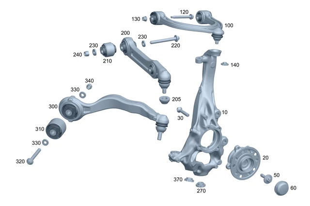 Mercedes Benz C 300 C 350e 2013-2025 Right Transverse Control Arm 2063302200 - Image 1 of 1